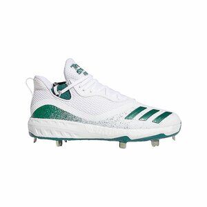 Adidas Icon V Boost Metal Baseball Cleats G28239 Green White Mens 12.5 13 14